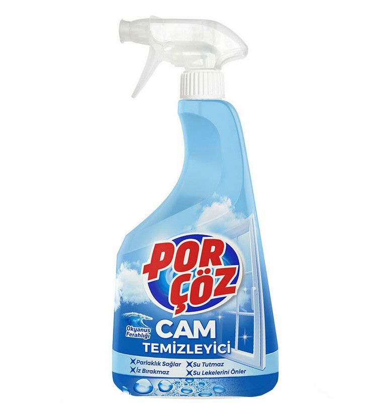 اسپری شیشه پاک کن پورچوز PORÇÖZ.میل 750