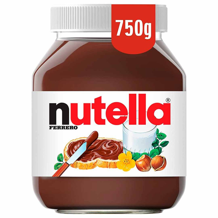 شکلات صبحانه فندقی نوتلا nutella حجم 750 گرم