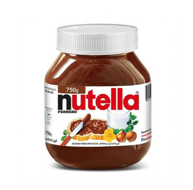 شکلات صبحانه فندقی نوتلا nutella حجم 750 گرم