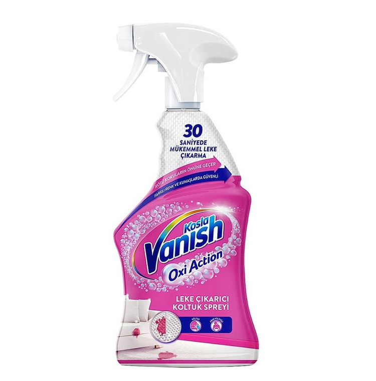 اسپری لکه بر۳ کاره ونیش vanish مناسب برای فرش و مبل و موکت ۵۰۰میل