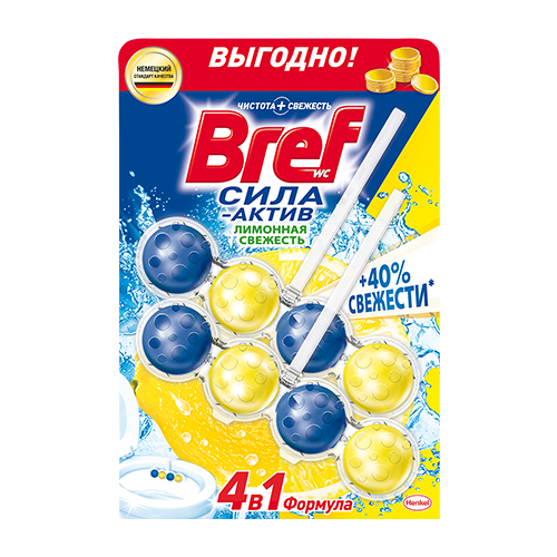 قرص برف توپی ۸ تایی Bref خوشبو کننده توالت فرنگی