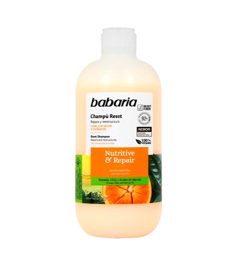 شامپو ترمیم و تقویت کننده مو باباریا babaria میل 500