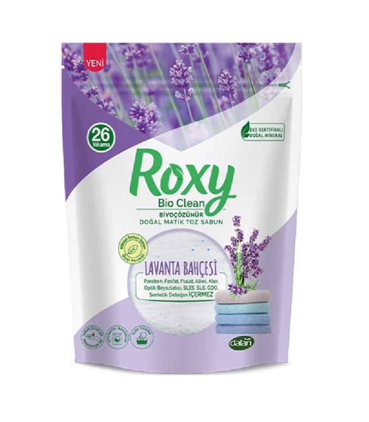 پودر صابون ماشین لباس شویی با رایحه روکسی Roxy